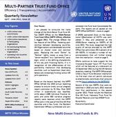 2nd Quarter Newsletter of the Multi-Partner Trust Fund Office